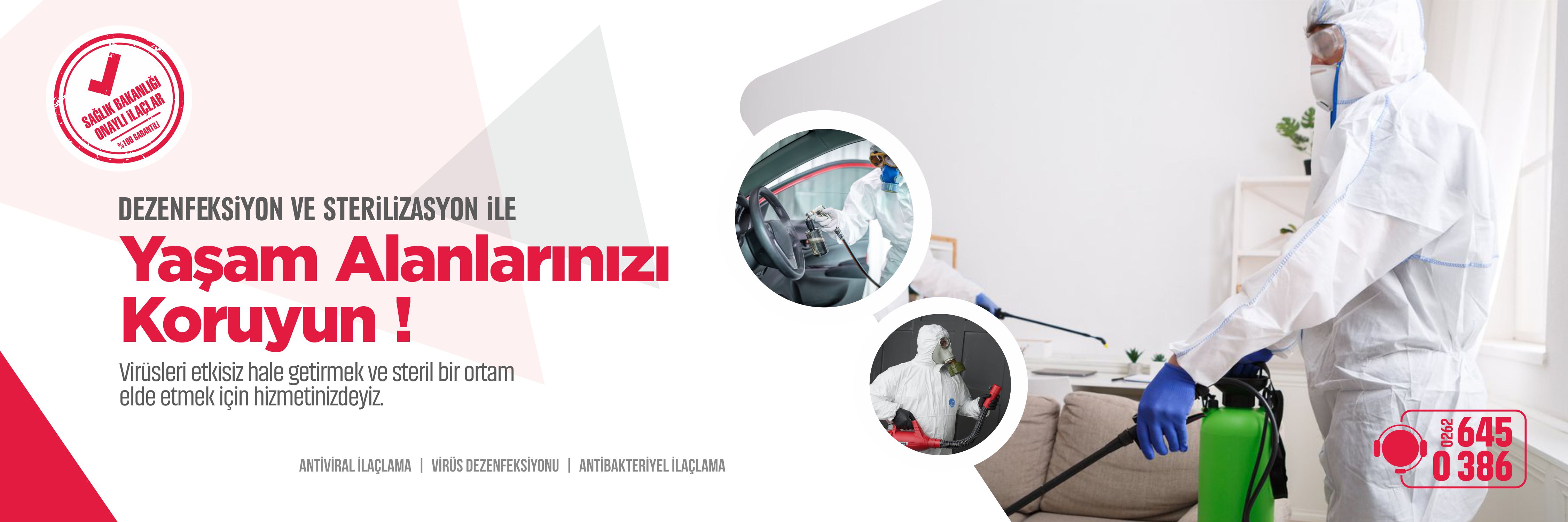 STERİLİZASYON İLE<br>DEZENFEKSİYON NEDİR?